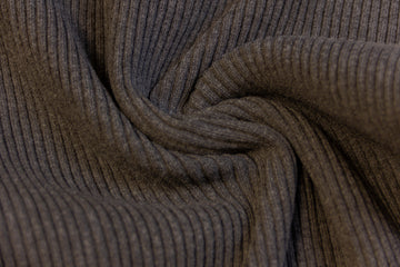 Grobstrickbündchen, Strickschlauch, dunkelgrau, 0,5 m